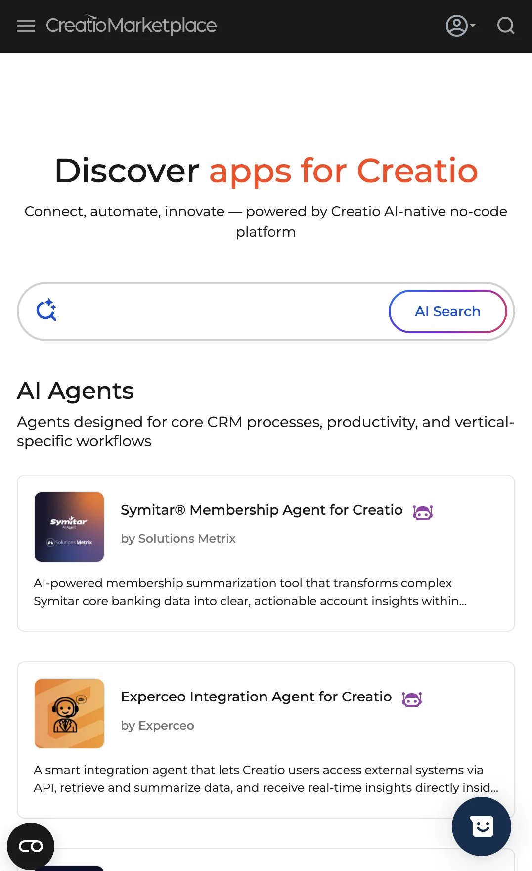 Creatio Marketplace