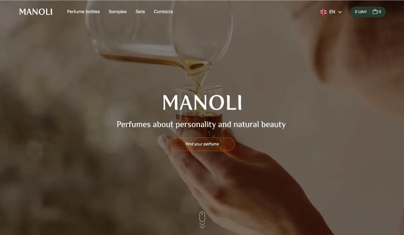 Скриншот продукту — Manoli
